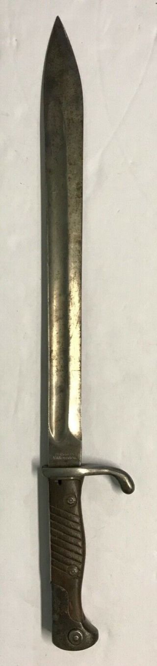 Wwi 1917 Dated German M98/05 Butcher Blade Bayonet