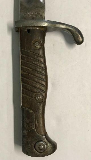 WWI 1917 Dated German M98/05 Butcher Blade Bayonet 2