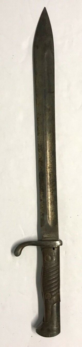 WWI 1917 Dated German M98/05 Butcher Blade Bayonet 4