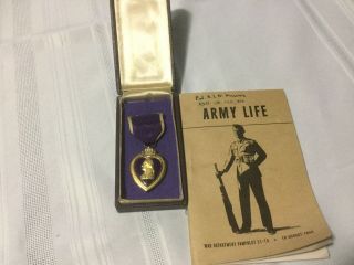 Purple Heart And Army Life Pamphlet 1944
