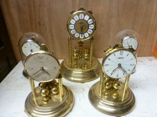 5 X Torsion 400 Day Anniversary Mantel Clocks