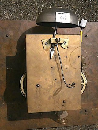 C1740 8 day LONGCASE GRANDFATHER CLOCK DIAL,  movement 12X 12 THO BRUTON of C 10