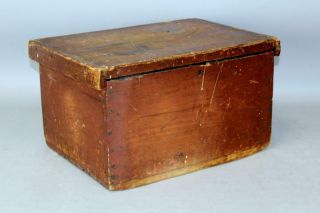 19th C Document Or Storage Box In Great Grungy Attic Surface