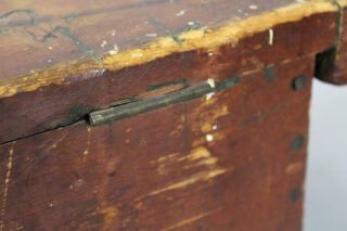19TH C DOCUMENT OR STORAGE BOX IN GREAT GRUNGY ATTIC SURFACE 9