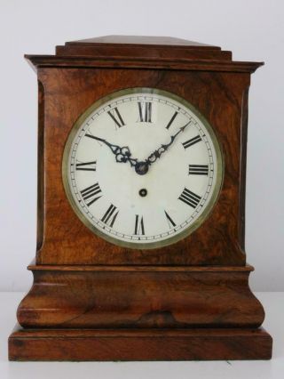 Antique Library Bracket Clock Rosewood Regency Period Fusee Joseph Kent,  London