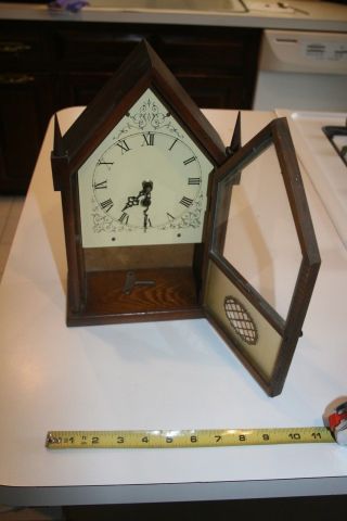 American Gothic Victorian Mantle Clock 3