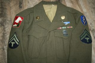 Ww2 8th/70th Infantry Division Ike Jacket