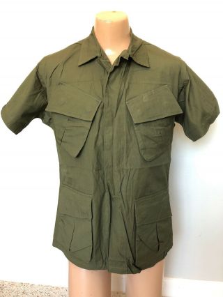 Vintage Nos 60s Us Army Slant Pocket Og 107 Tropical Combat Jacket Vietnam