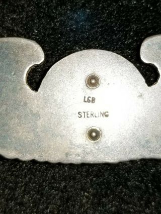 WWII USAAF AIR CORPS NAVIGATOR RIVETED WING BY LGB – CLUTCH BACK STERLING 3 inch 3