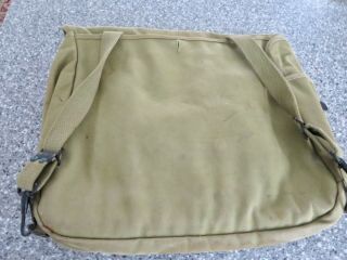 WWII US Airtress Midland 1943 Marine Musette Bag - RUBERIZED 2