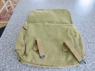 WWII US Airtress Midland 1943 Marine Musette Bag - RUBERIZED 4