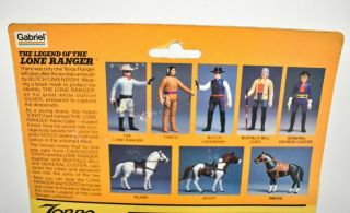 Legend of the Lone Ranger Butch Cavendish & Smoke Figure Open Gabriel 1981 3