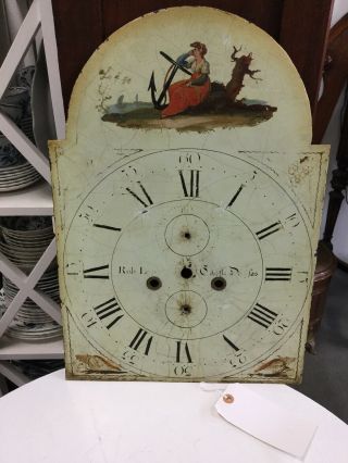 Antique 1800’s Grandfather Clock Face Scotland