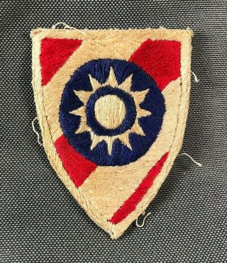 Ww2 Us Army China Combat Command Ssi Patch Chinese Made 754h
