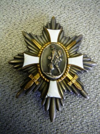 Wwi Ww1 German Field Honor Badge War Service Medal