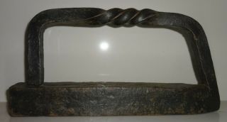 Flat/sad/tailors Iron - 18th Century Blacksmith Forged - Aafa - Primitive - Unusual