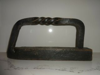 Flat/Sad/Tailors Iron - 18th Century Blacksmith Forged - AAFA - Primitive - Unusual 3