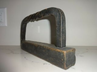 Flat/Sad/Tailors Iron - 18th Century Blacksmith Forged - AAFA - Primitive - Unusual 4