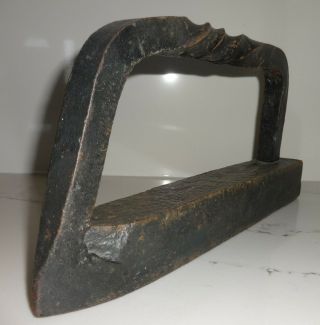 Flat/Sad/Tailors Iron - 18th Century Blacksmith Forged - AAFA - Primitive - Unusual 5