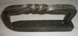 Flat/Sad/Tailors Iron - 18th Century Blacksmith Forged - AAFA - Primitive - Unusual 8