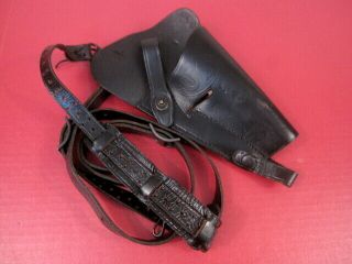 Vietnam Us Army M7 Leather Shoulder Holster For The Colt M1911 45acp Pistol - 1