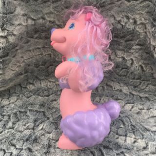 Vintage Shampoodle Pink Purple Poodle Puppy Dog Bath Toy 12 