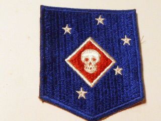 A Ww 2 U S Marine Corps Raider Battalions Cut Edge Snow Back Patch