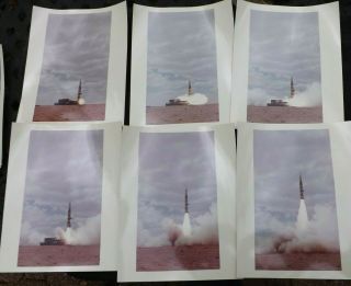 6 Photos Pershing Missile Project 1965 White Sands Official Us Army