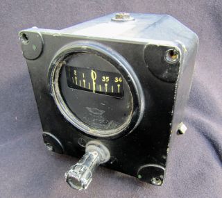 Wwii Us Army Air Force B - 17 B - 24 Sperry Directional Gyro Indicator An 5735 - 1