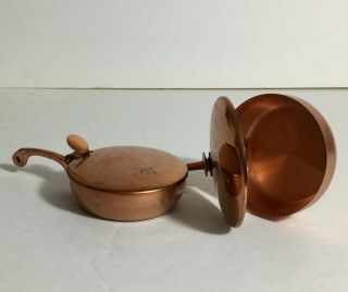 Mid Century Modern Coffee and Tea Pots Carafe Glass and Copper Colored 9