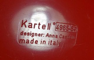 MCM Italian Kartell Anna Castelli Componibili 3 Tier Modular Drawer Storage Unit 12