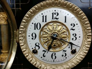 Antique Seth Thomas Adamantine Mantle Clock 1900 4