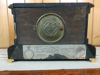 Antique Seth Thomas Adamantine Mantle Clock 1900 7