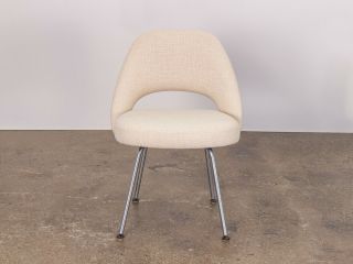 Eero Saarinen Executive Armless Desk Accent Chair for Knoll 2