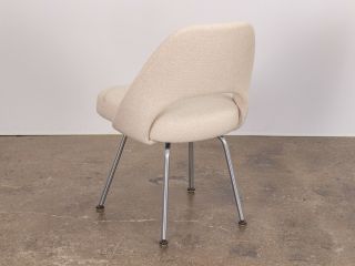Eero Saarinen Executive Armless Desk Accent Chair for Knoll 3