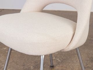 Eero Saarinen Executive Armless Desk Accent Chair for Knoll 6