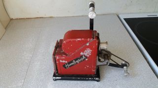 Rare Vintage 1930/40s Childs Red Tin Plate Toy Projector - Homilograph Co -
