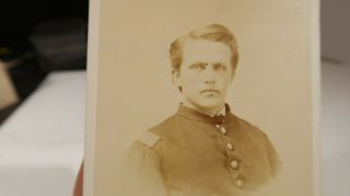 CDV Civil War Photo Of Union Soldier Officer 5 2