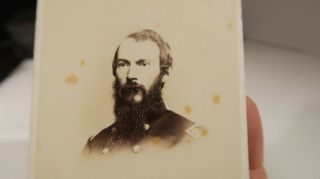 CDV Civil War Photo Of Union Soldier Officer 4 2