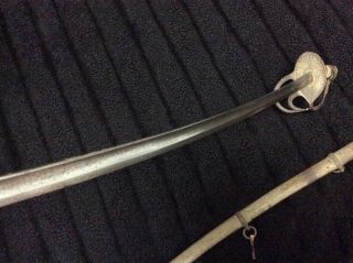 Model 1872 OFFICER CAVALRY PARADE SWORD with scabbard 9