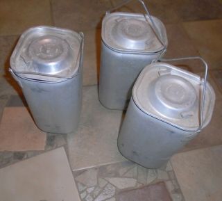 1960 US Army Military 3 CANISTERS for Landers Frary Clark Food Container 7