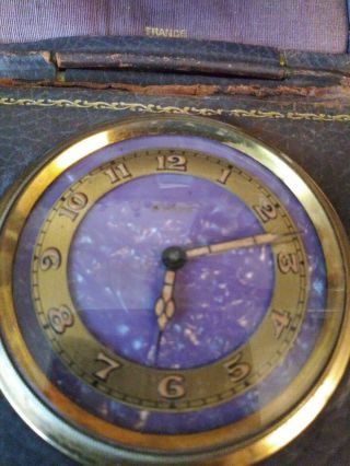 Rare Vintage Octomas Watch Co.  Travel Clock 8 Day