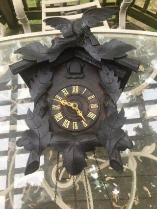 Antique C.  1905 American Cuckoo Co. ,  Philadelphia Clock Eagle Crest