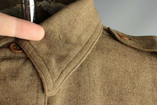 Vtg Men ' s WWI 1910s US Army Wool Henley Pullover Uniform Shirt Sz M WW1 6914 6