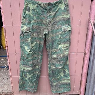 Orig Vietnam War Us Army/usmc Erdl Camo Jungle Trouser Pants.  Ml.  1968 Dated.