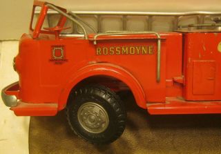 1950 ' s DOEPKE Model Toys PUMPER FIRE ENGINE w 2 Ladders Overall 7