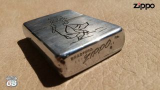 Vintage Zippo Petrol Lighter Vietnam War TAN SON NHAT 69 - 70 3