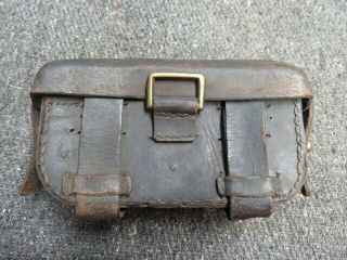 Imperial German Model 1887 Ammo Pouch - 11mm Mauser - Dated 1888 - Wurttemberg Unit