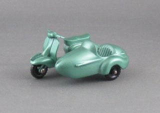 Vintage 1960s Matchbox 36 Lambretta Scooter Sidecar and Boxed 2