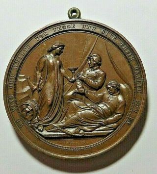 1864 Great Central Fair Medal - 56mm - Choice Unc -